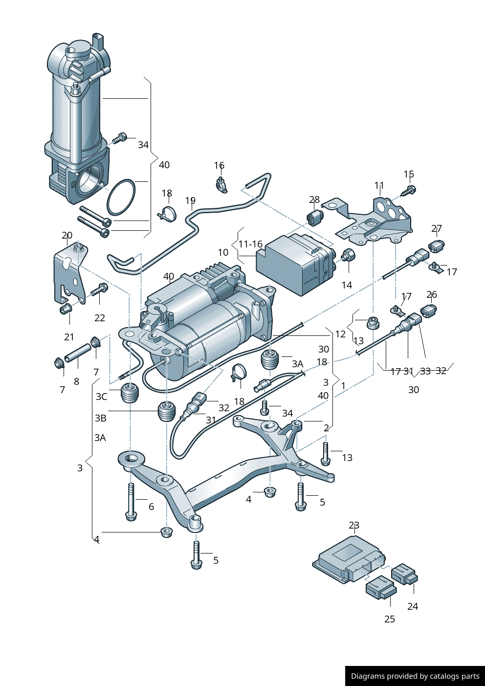 Car part diagram