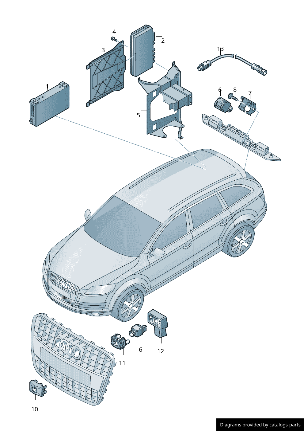 Car part diagram