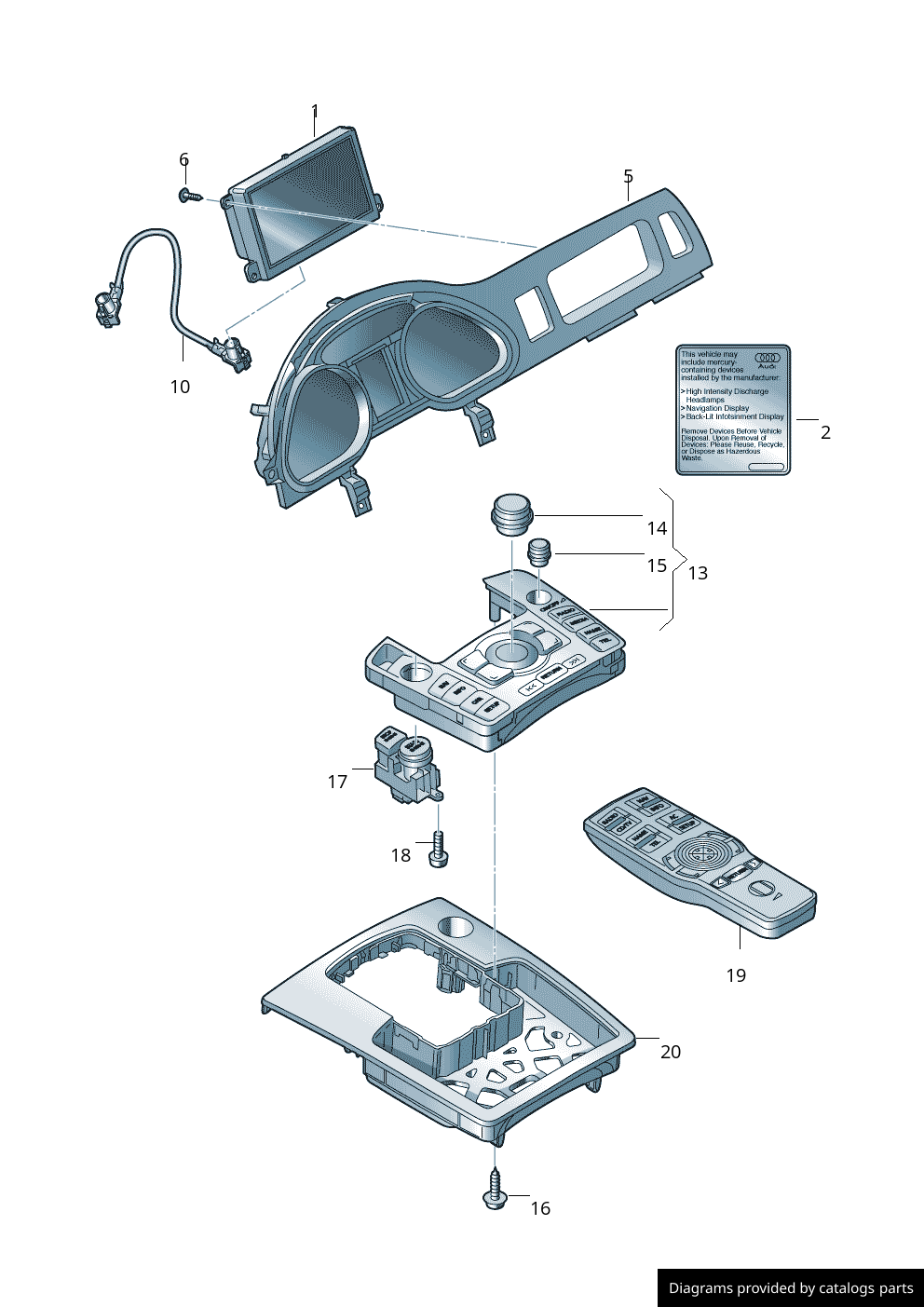 Car part diagram