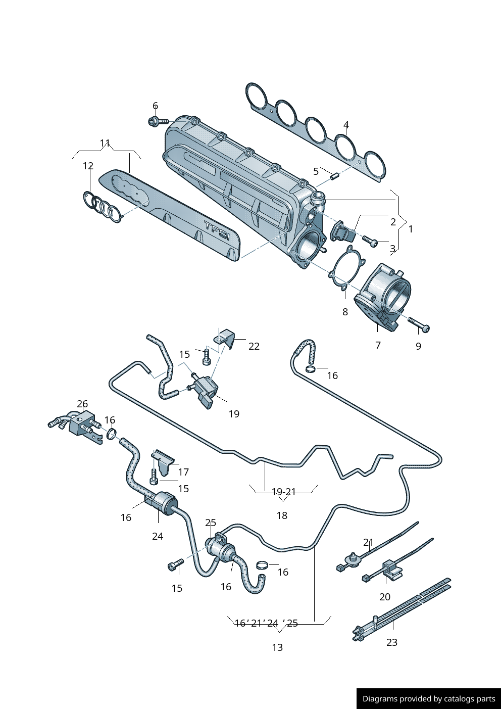 Car part diagram
