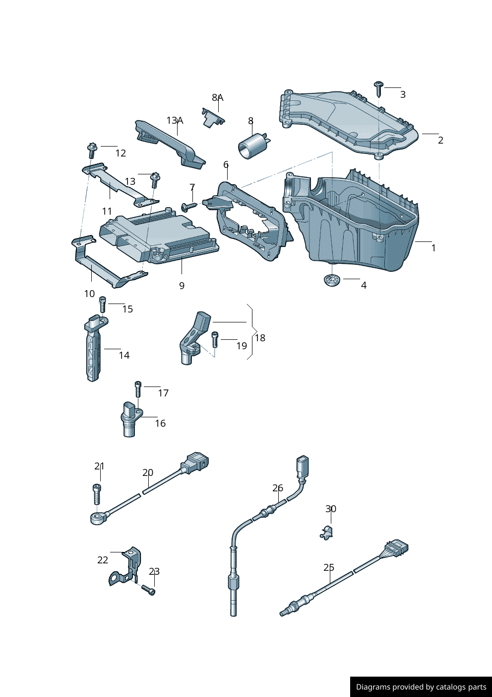 Car part diagram
