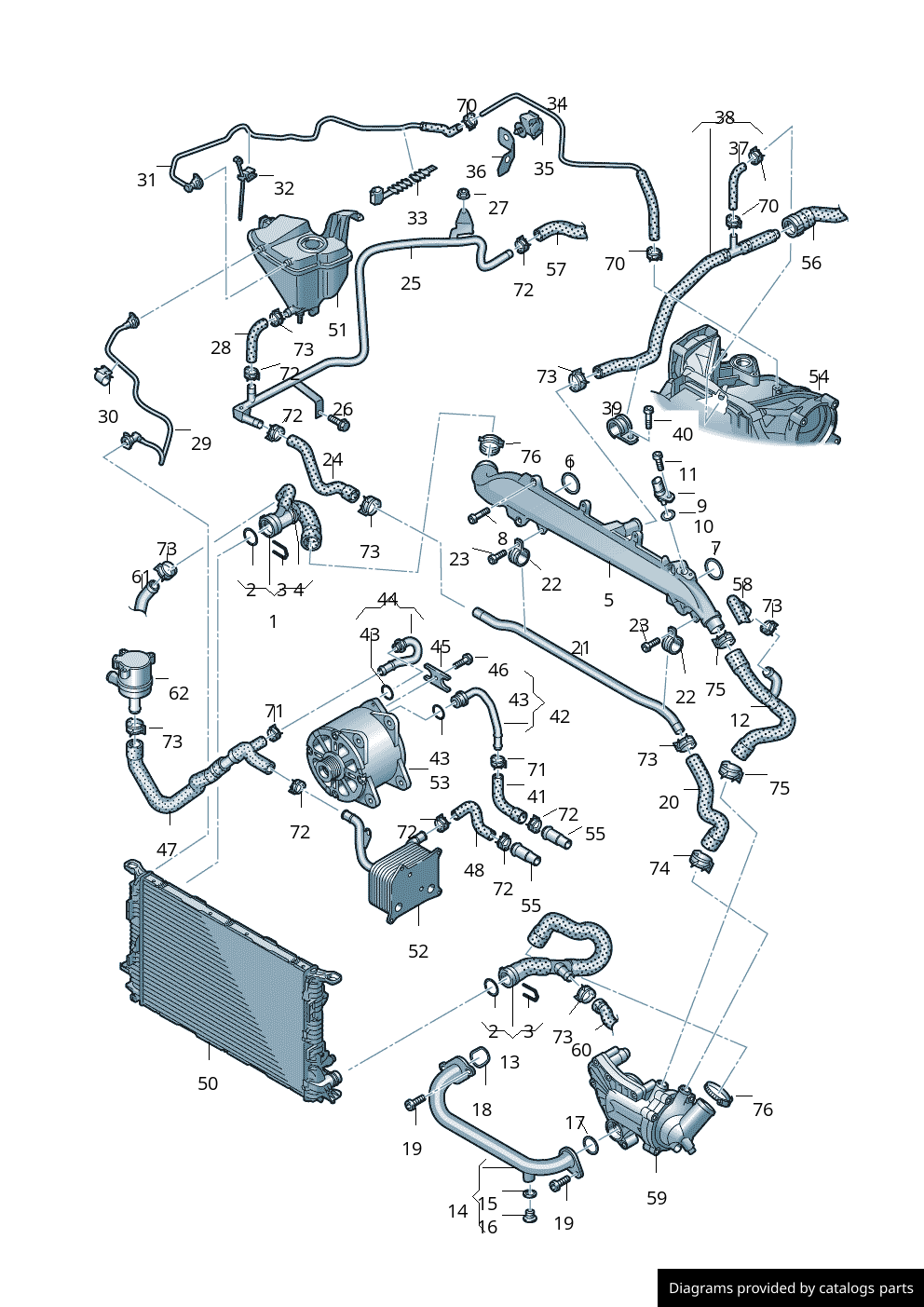 Car part diagram