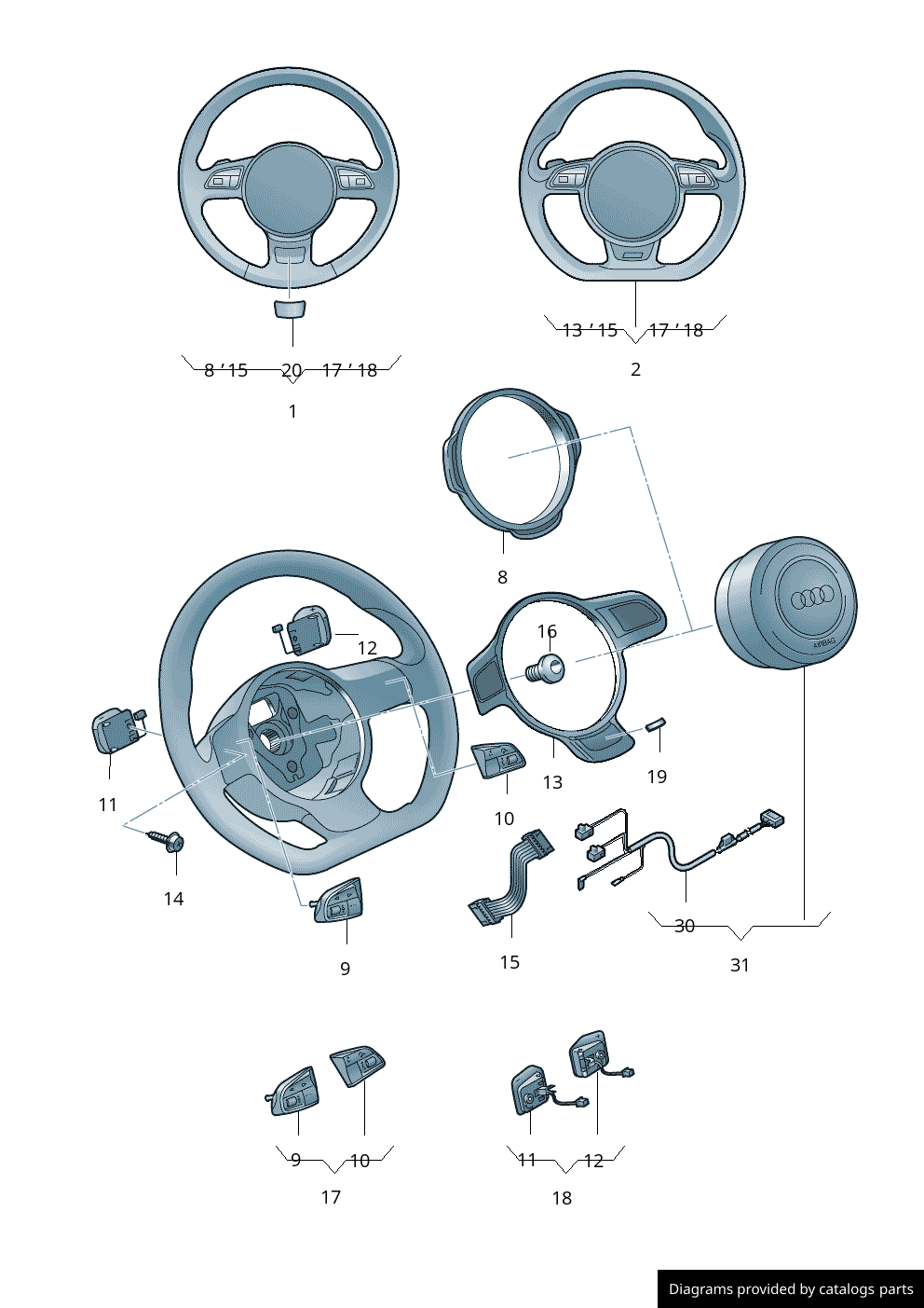 Car part diagram