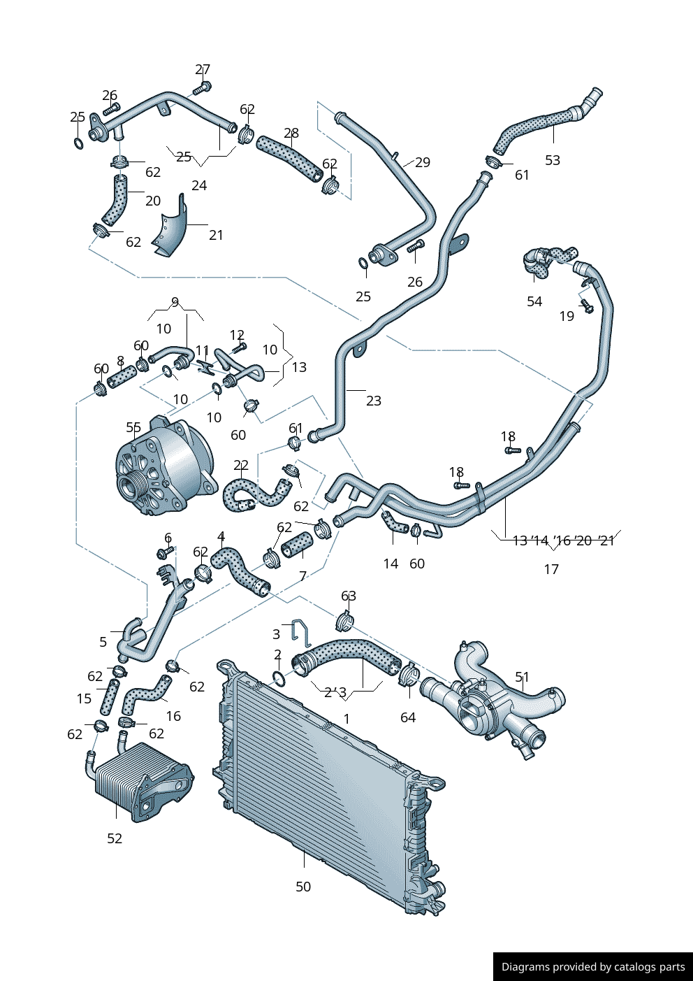 Car part diagram
