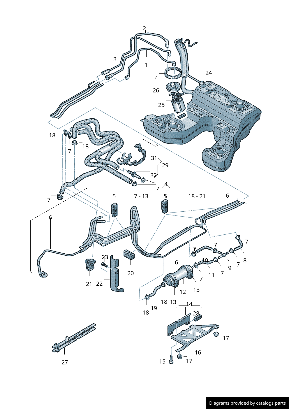 Car part diagram