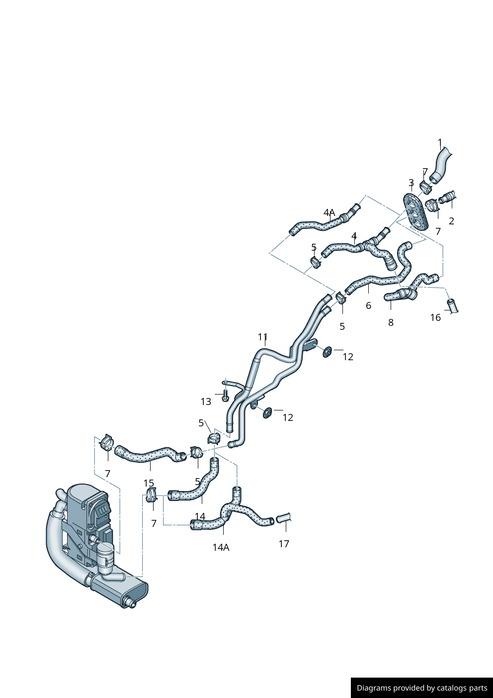 Car part diagram