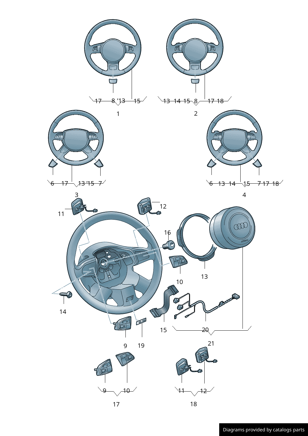 Car part diagram