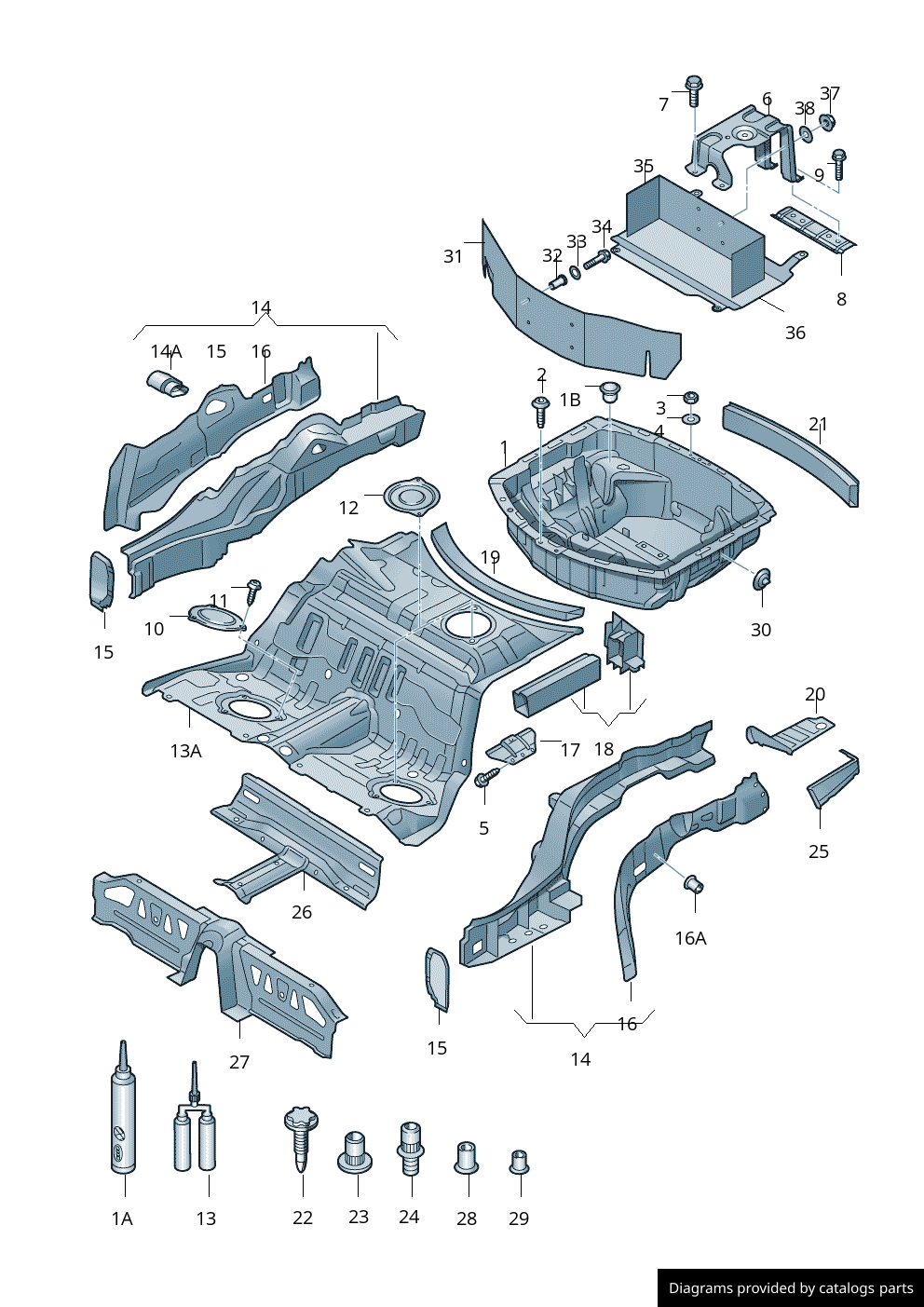 Car part diagram
