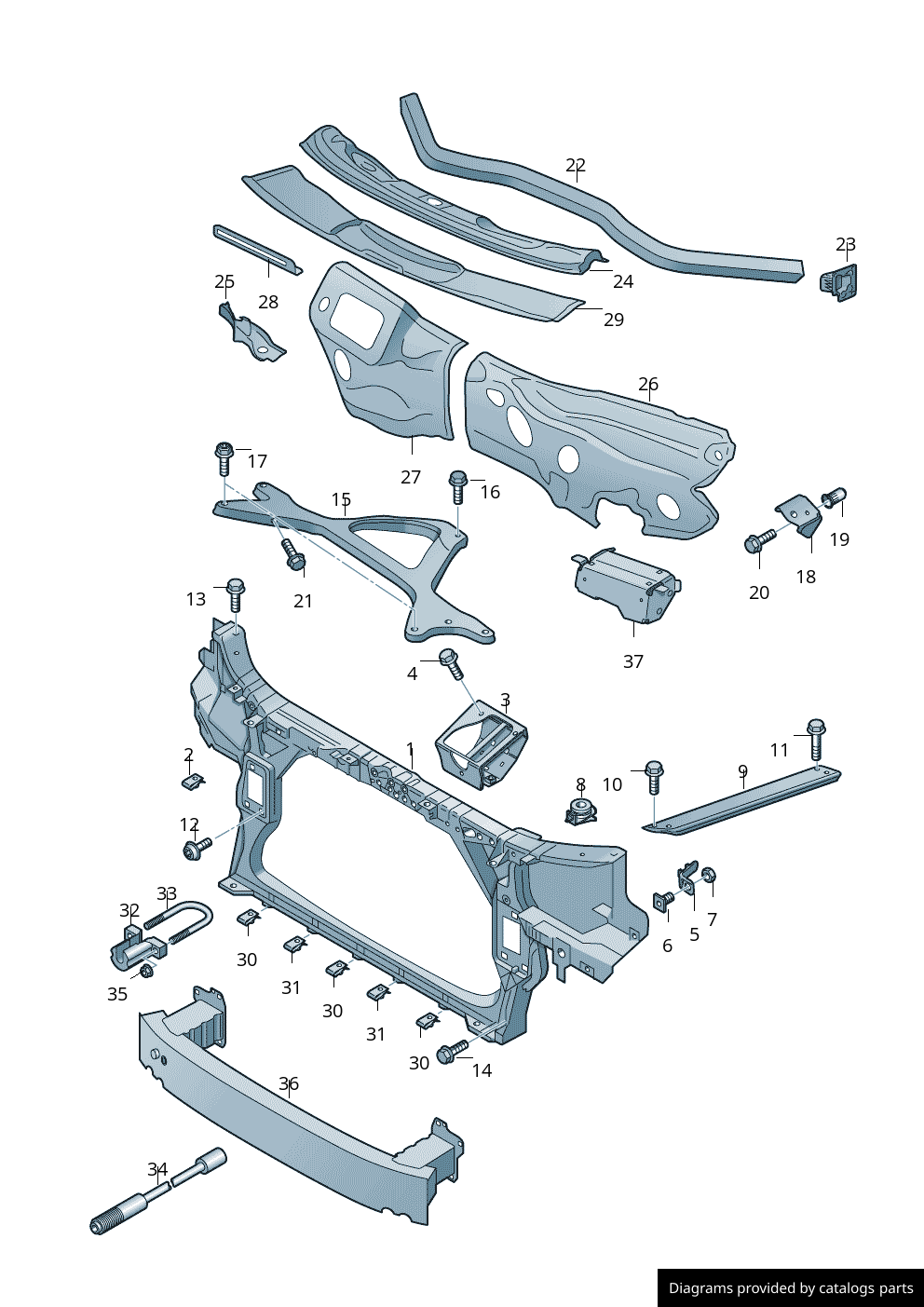 Car part diagram