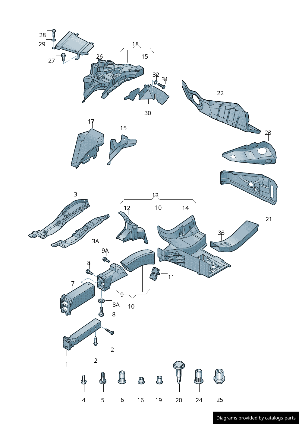 Car part diagram