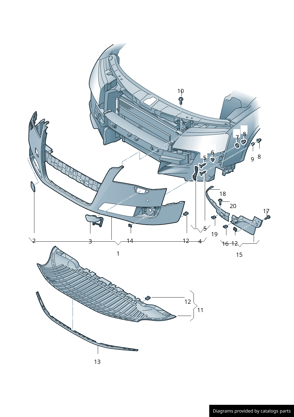 Car part diagram