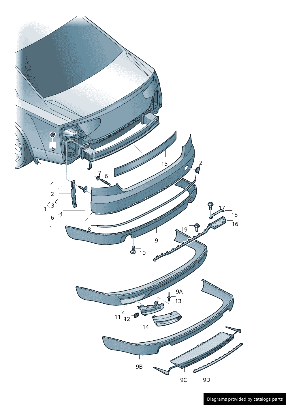 Car part diagram