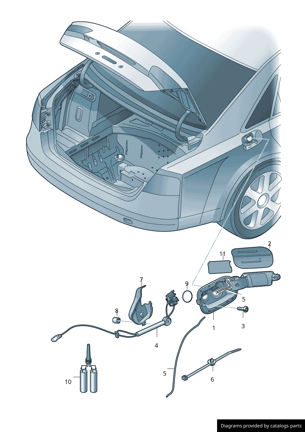 Car part diagram