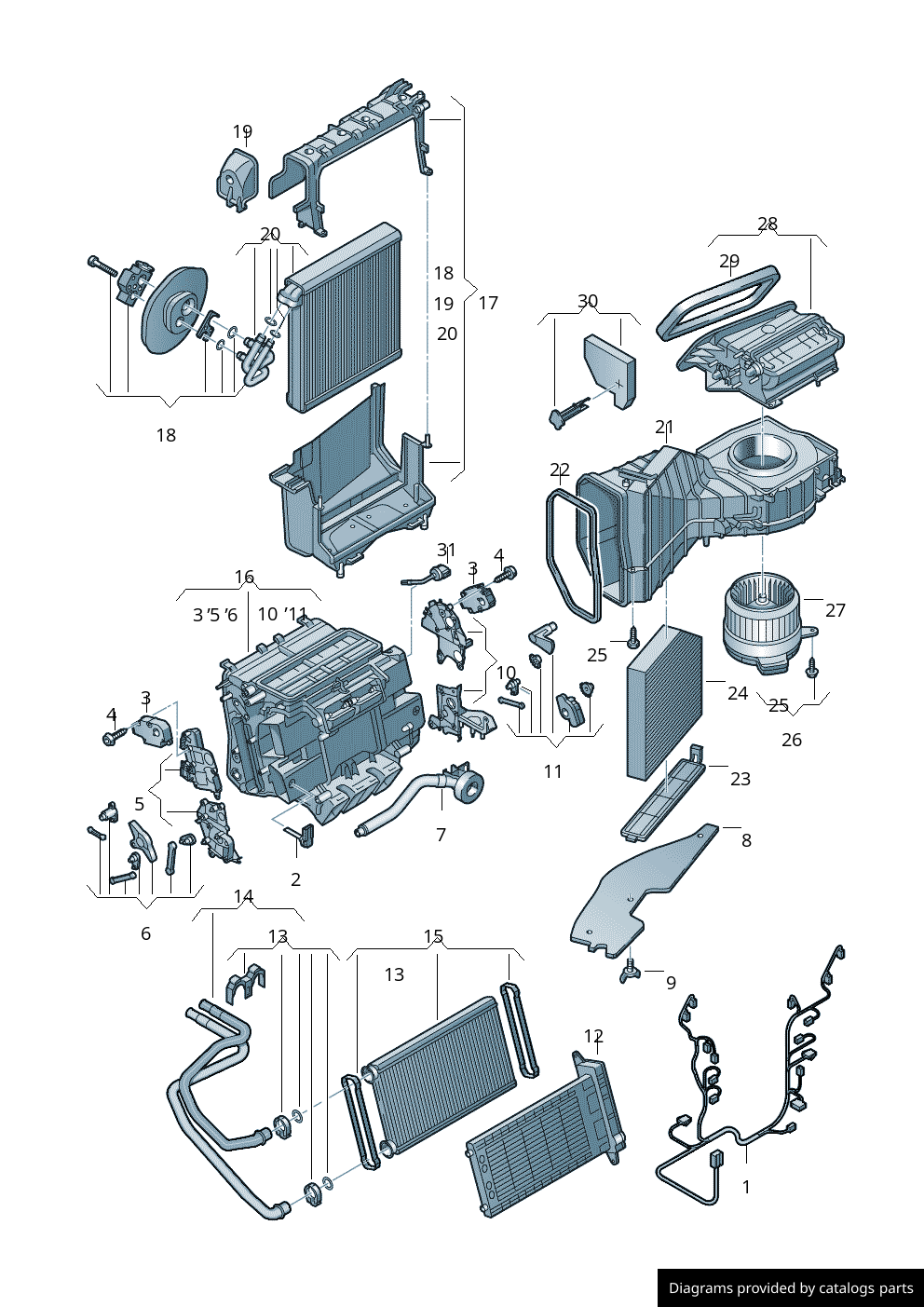 Car part diagram
