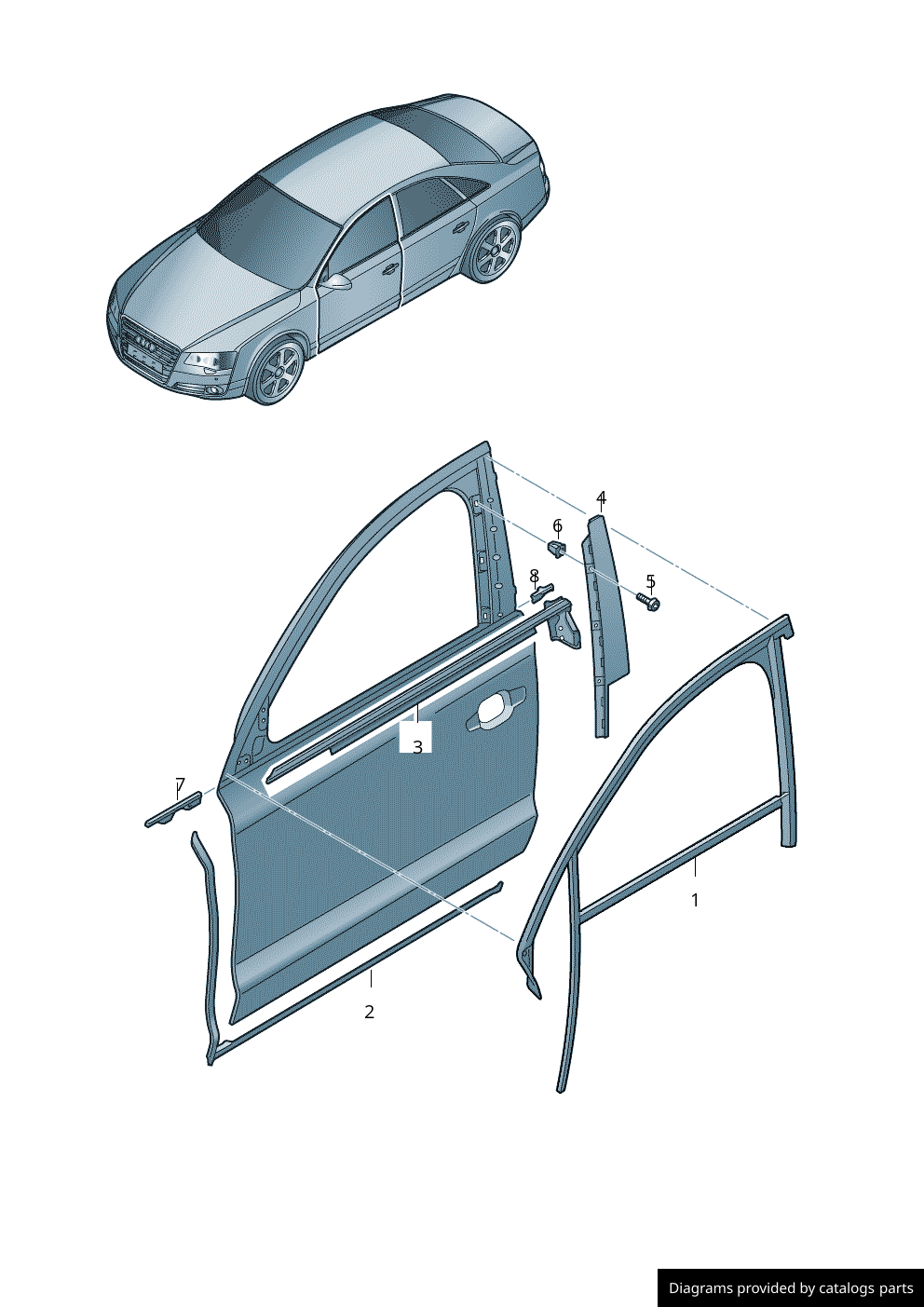 Car part diagram