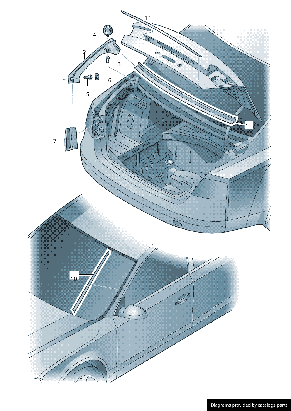 Car part diagram