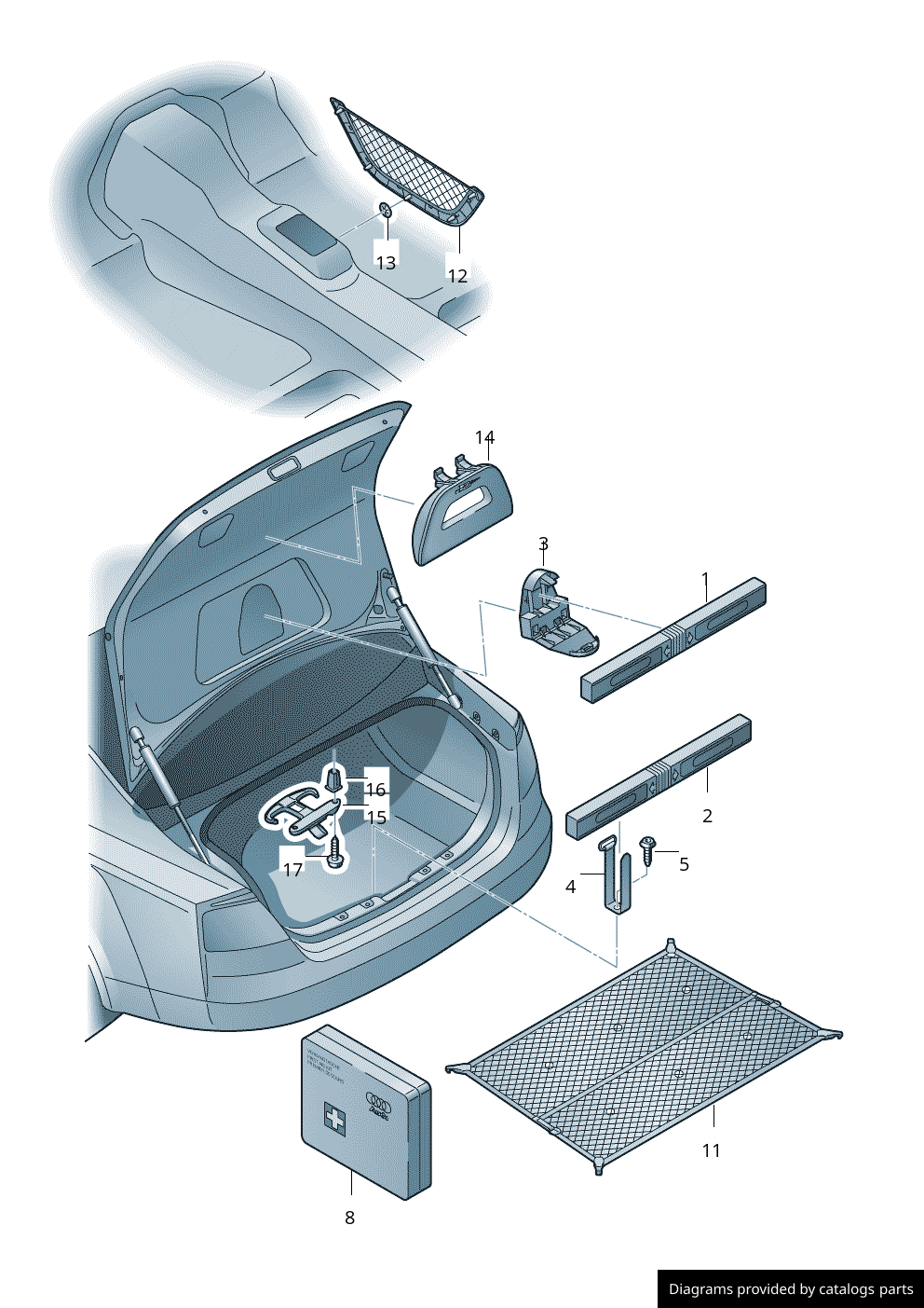 Car part diagram