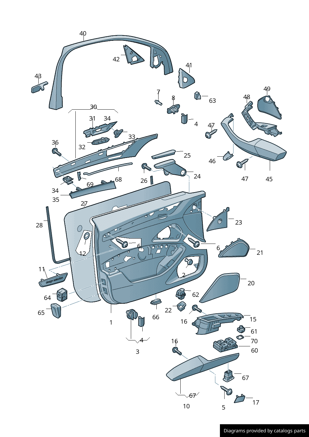 Car part diagram