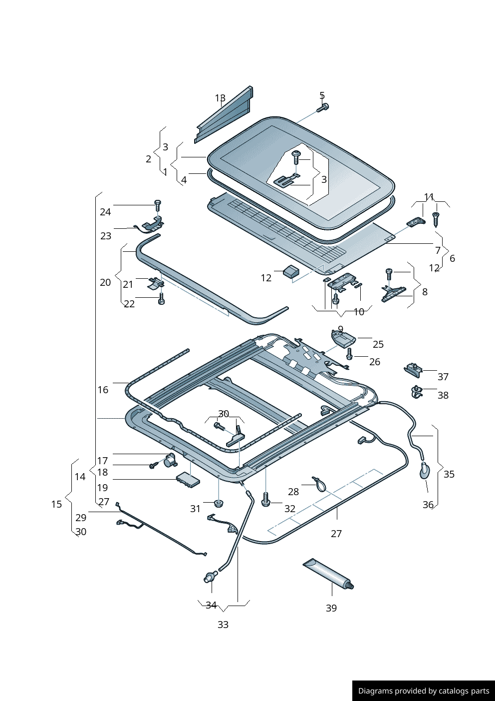 Car part diagram