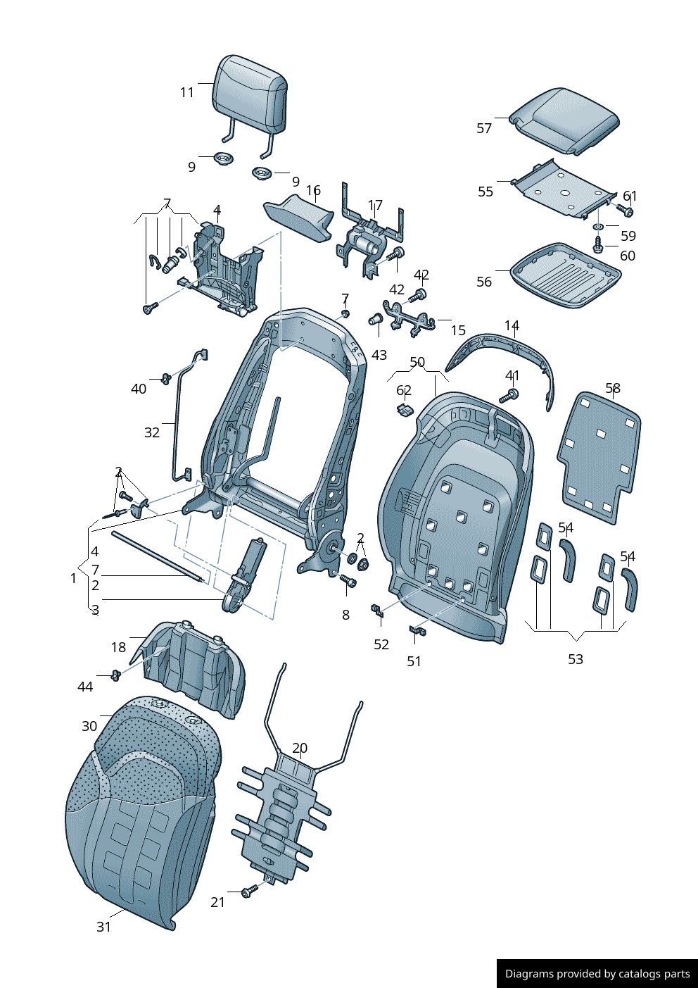 Car part diagram