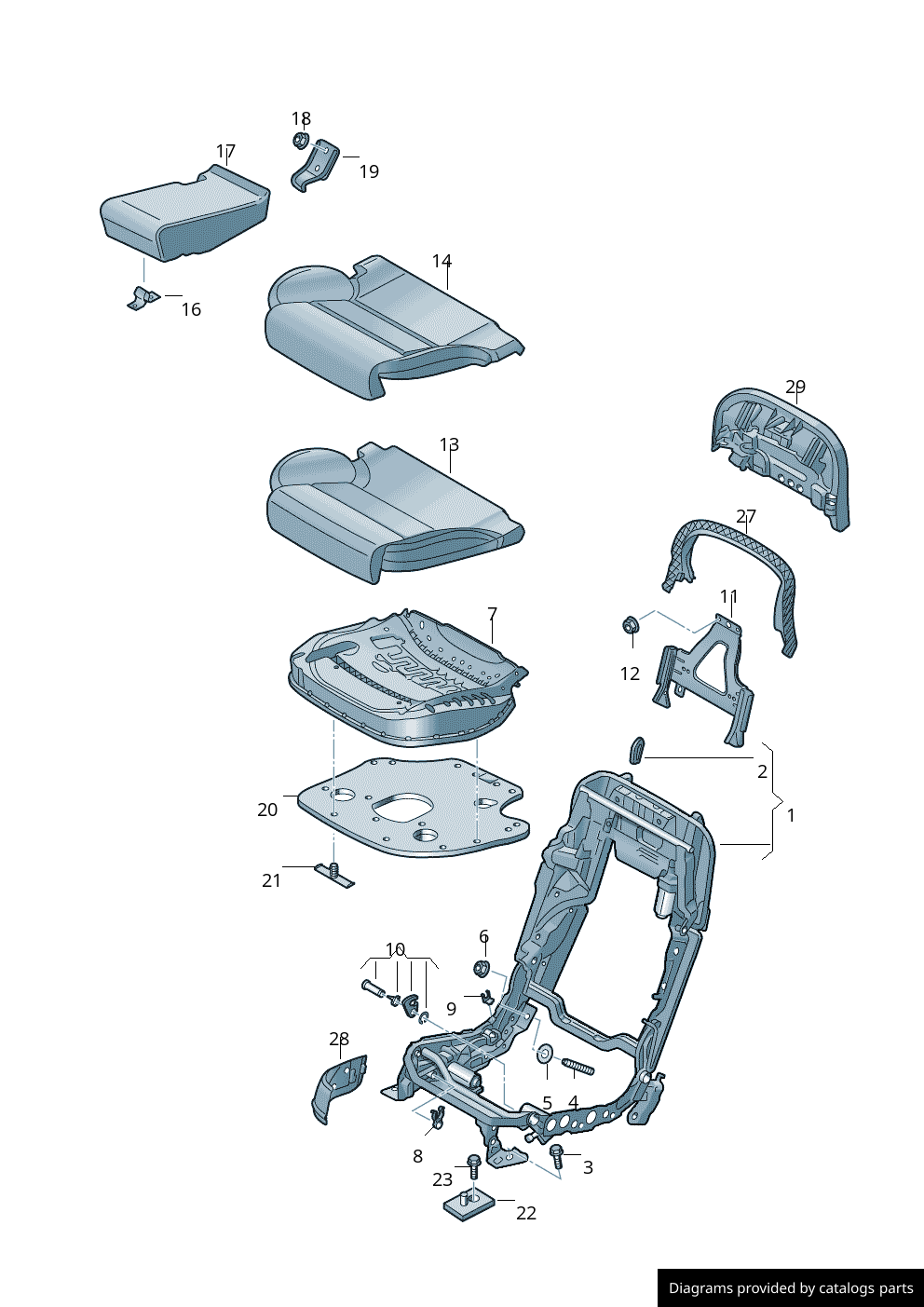 Car part diagram