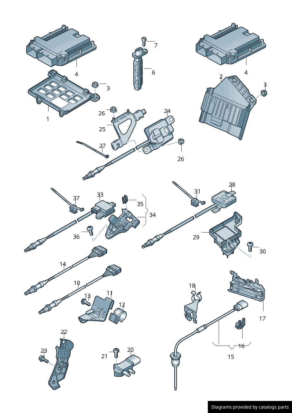 Car part diagram