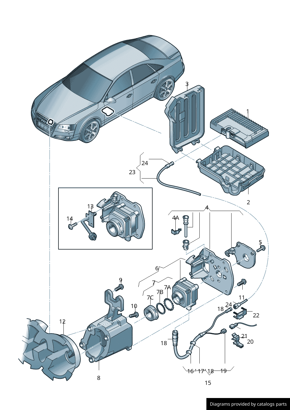 Car part diagram