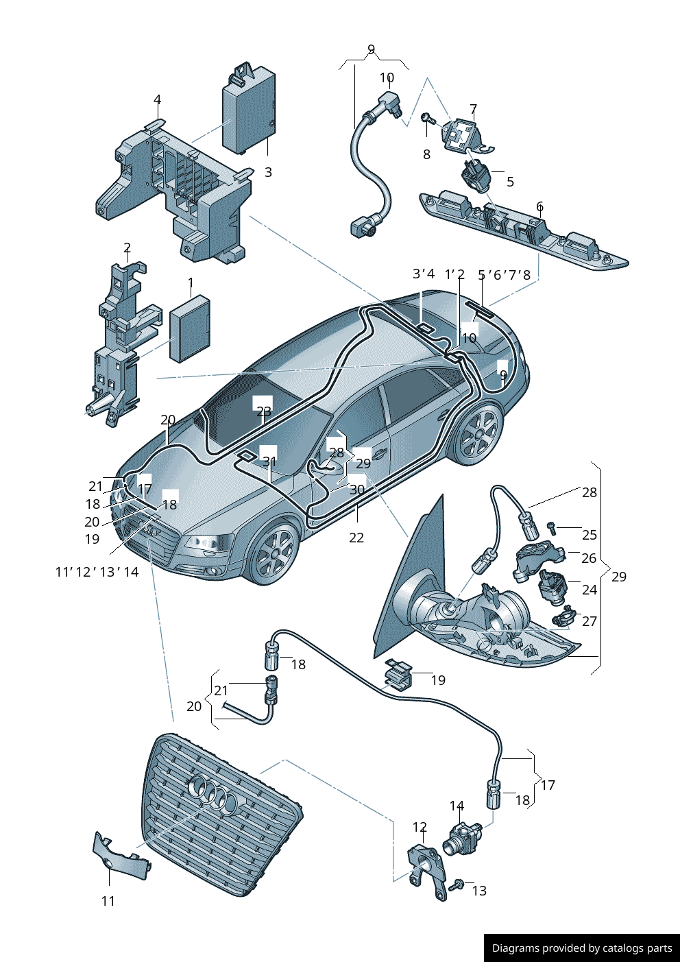 Car part diagram