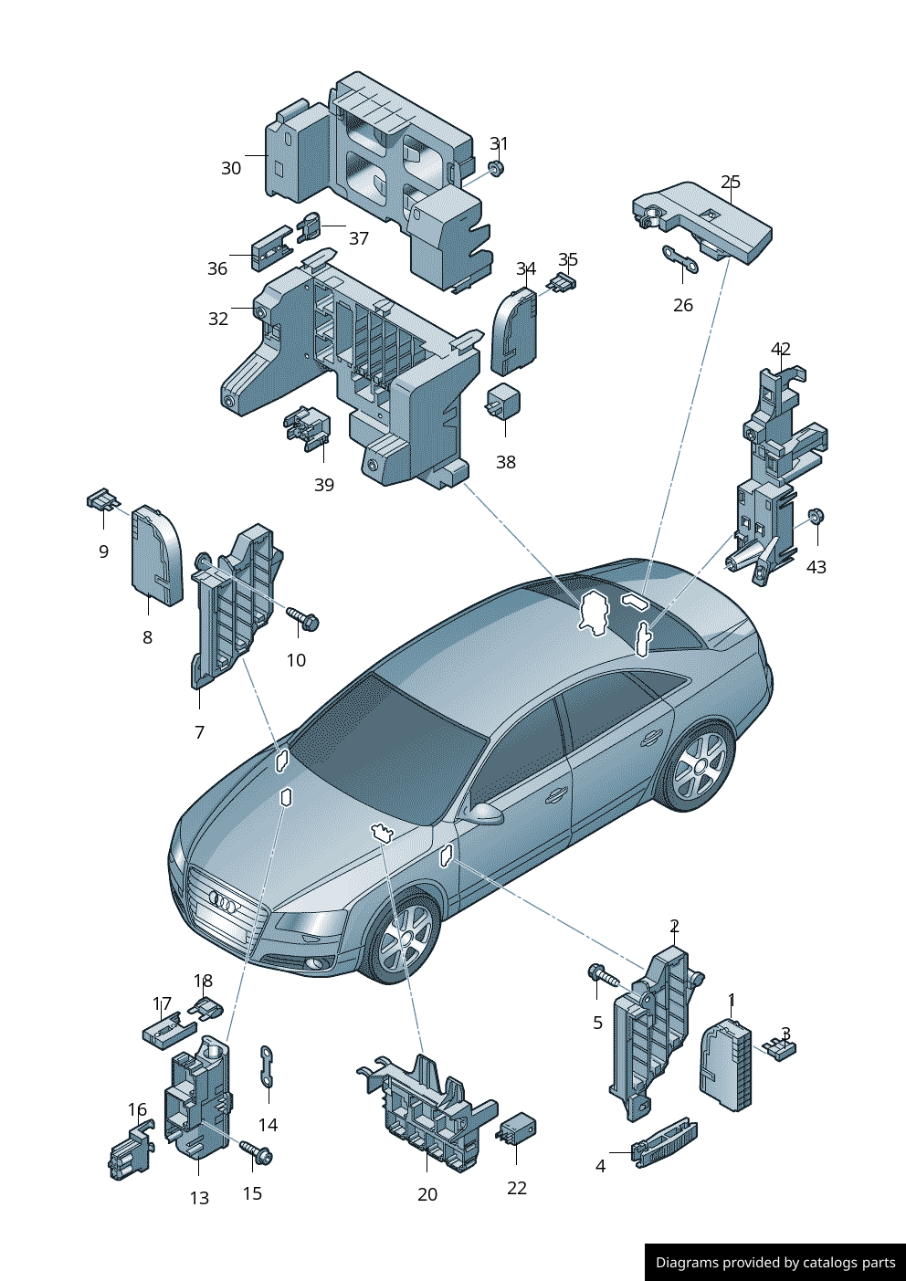 Car part diagram