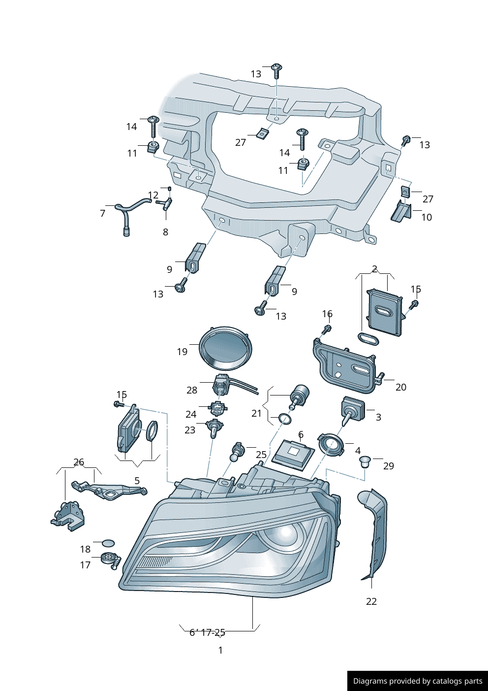Car part diagram