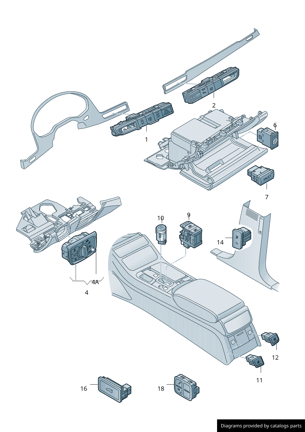 Car part diagram