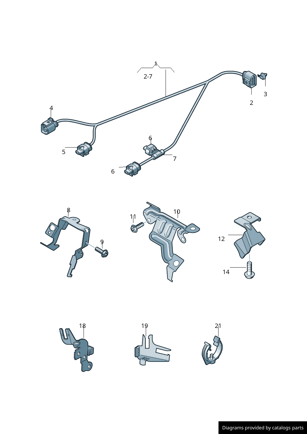 Car part diagram