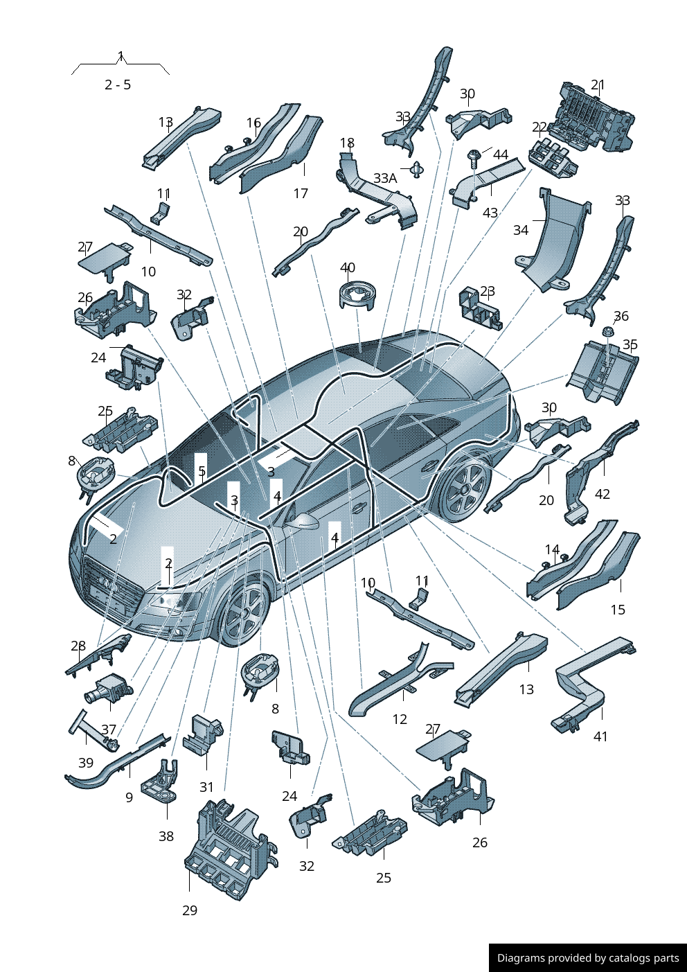 Car part diagram