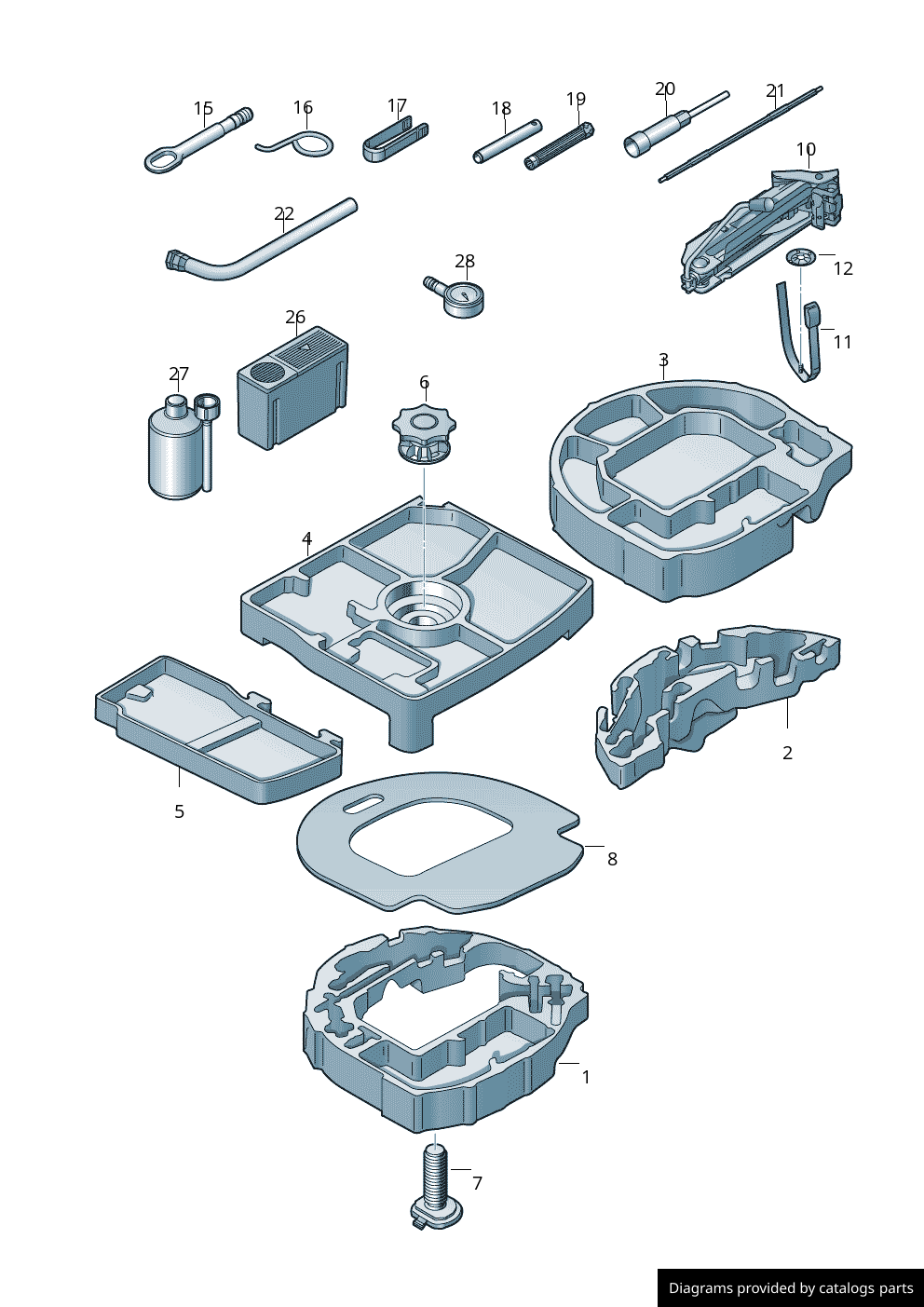 Car part diagram