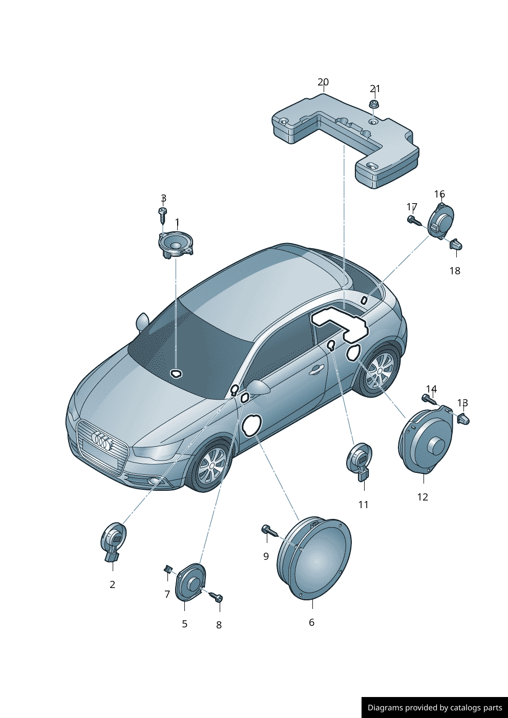 Car part diagram