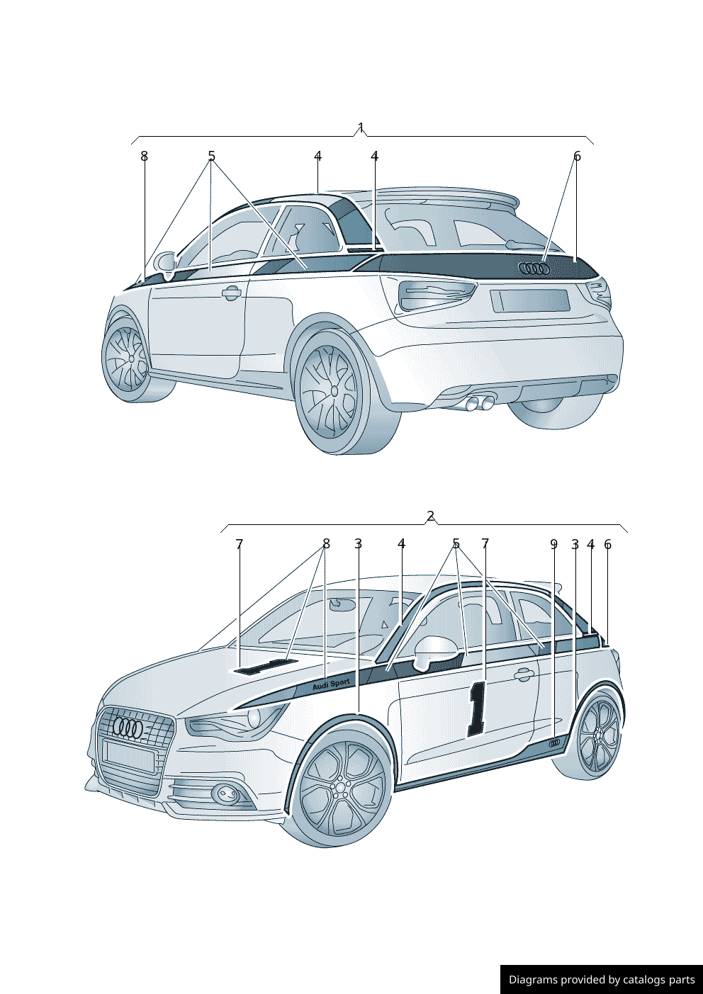 Car part diagram