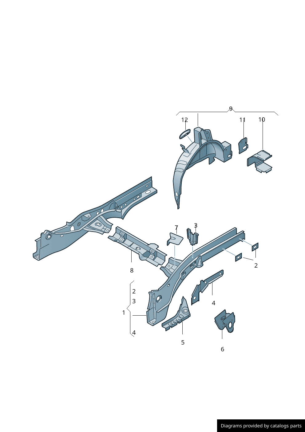 Car part diagram