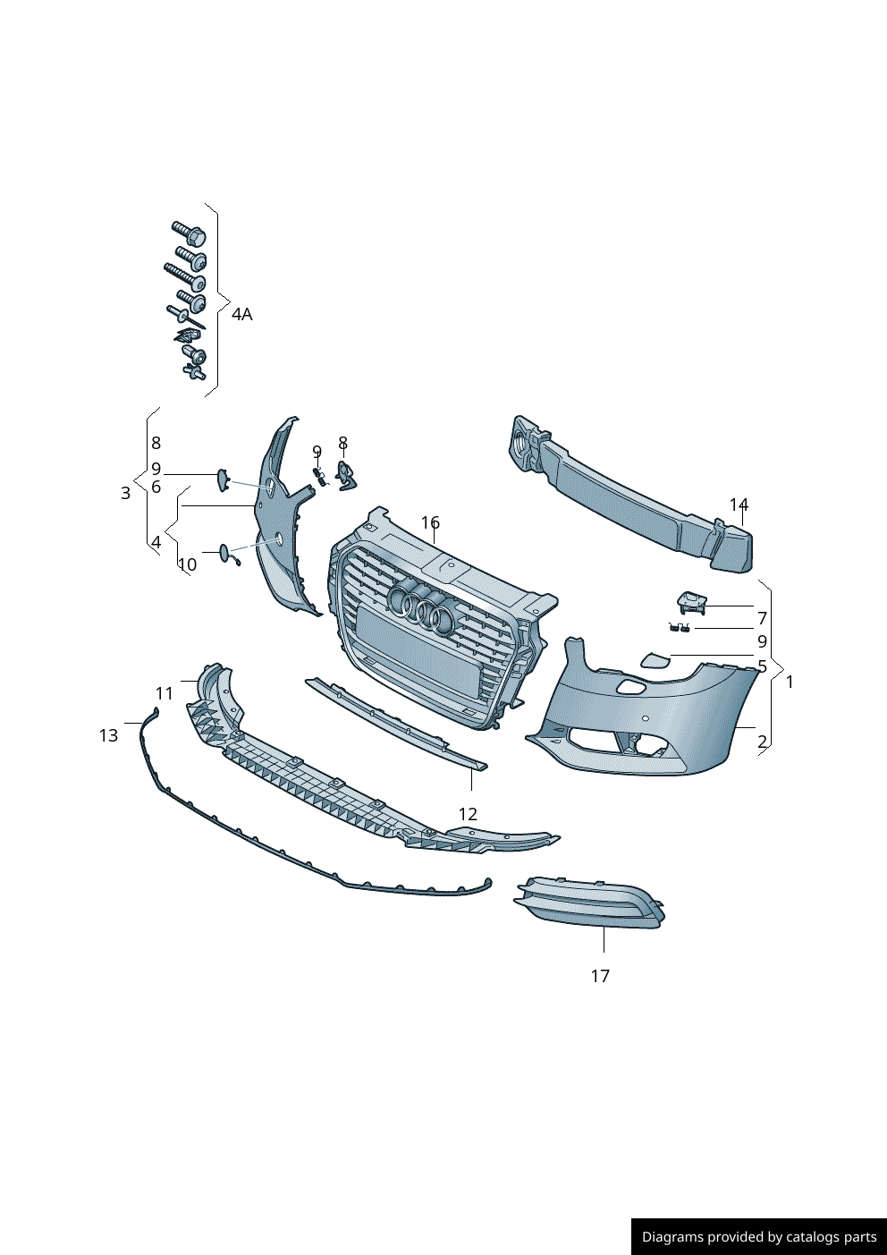 Car part diagram