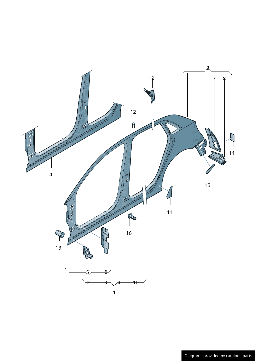 Car part diagram