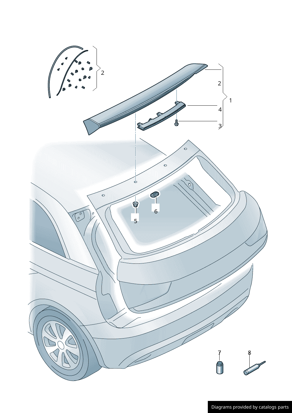 Car part diagram