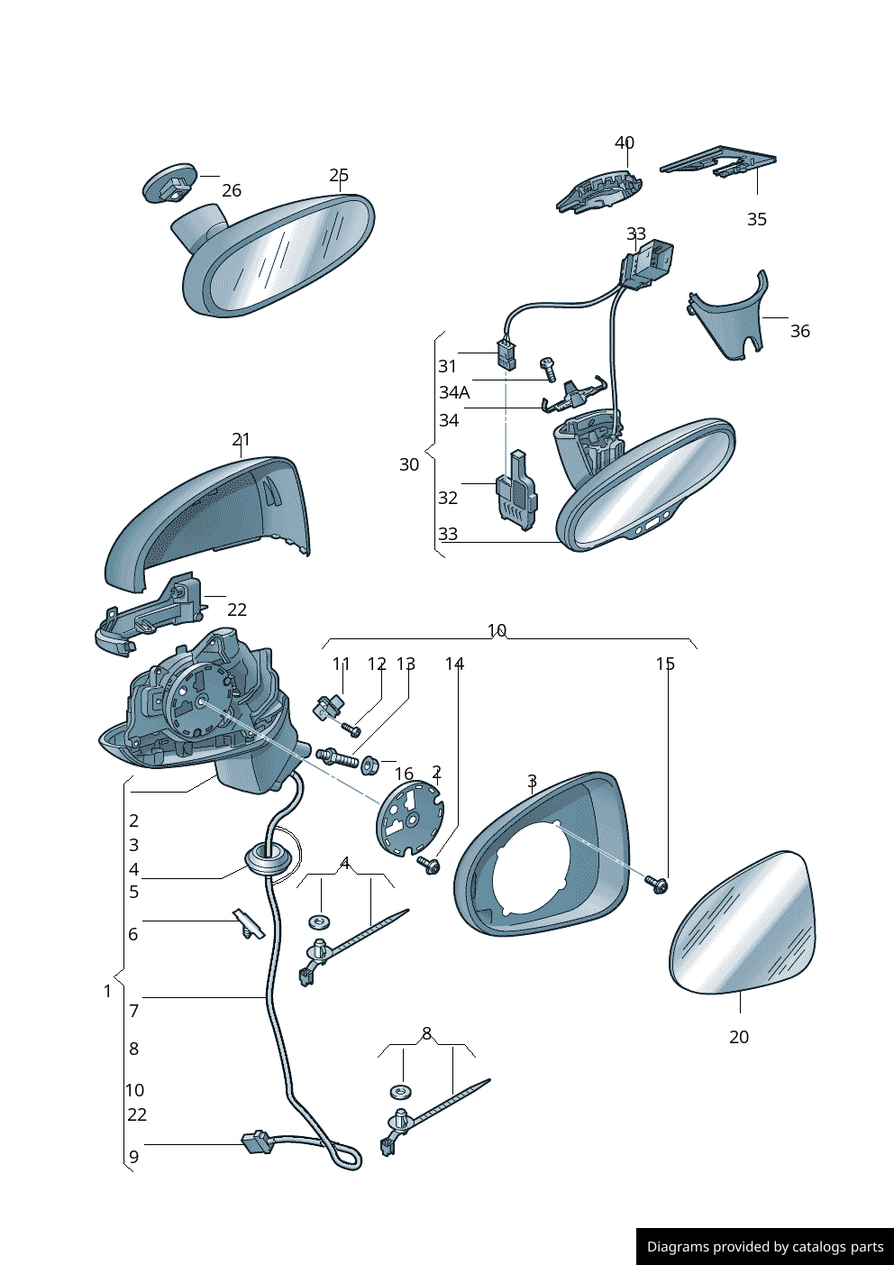 Car part diagram
