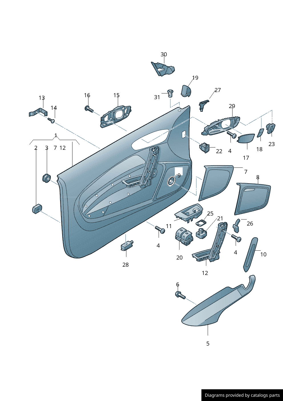 Car part diagram