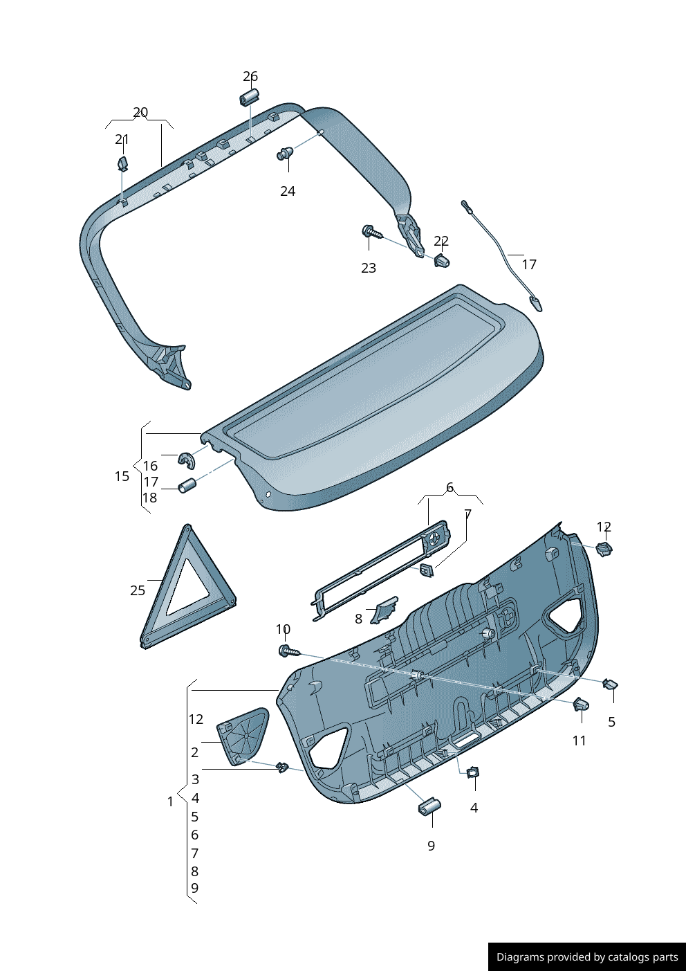 NEW GENUINE AUDI A3 S3 8V 3 DOOR BOOT LID COVER STRAP HOLDER RIGHT O/S 8V3867668 NEW GENUINE AUDI A3 S3 8V 3 DOOR BOOT LID COVER STRAP HOLDER RIGHT O/S 8V3867668