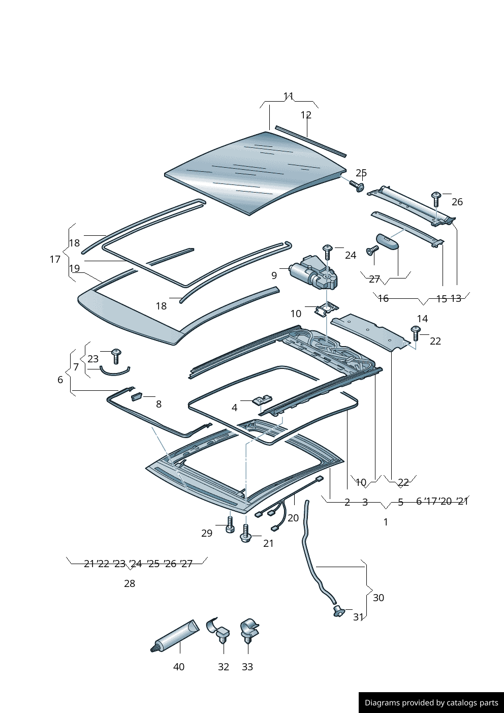 Car part diagram