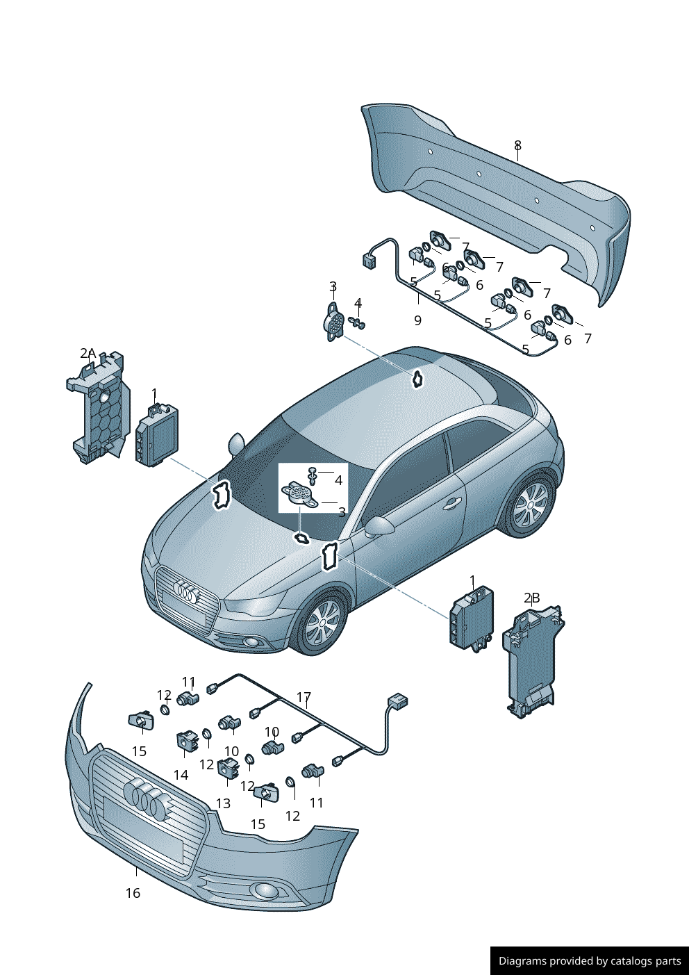Car part diagram