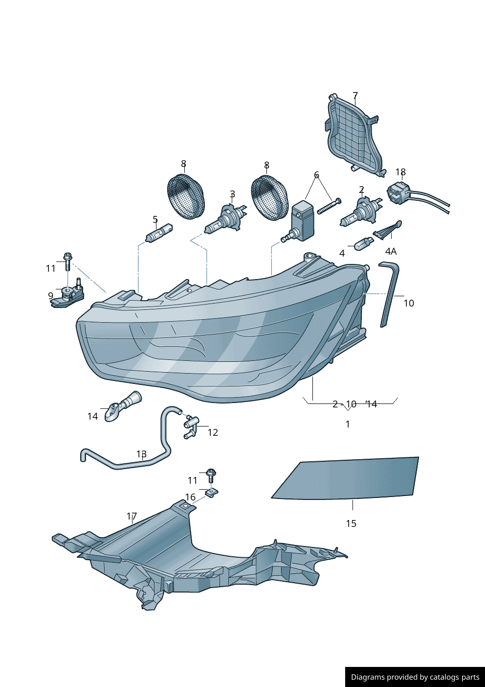 Car part diagram