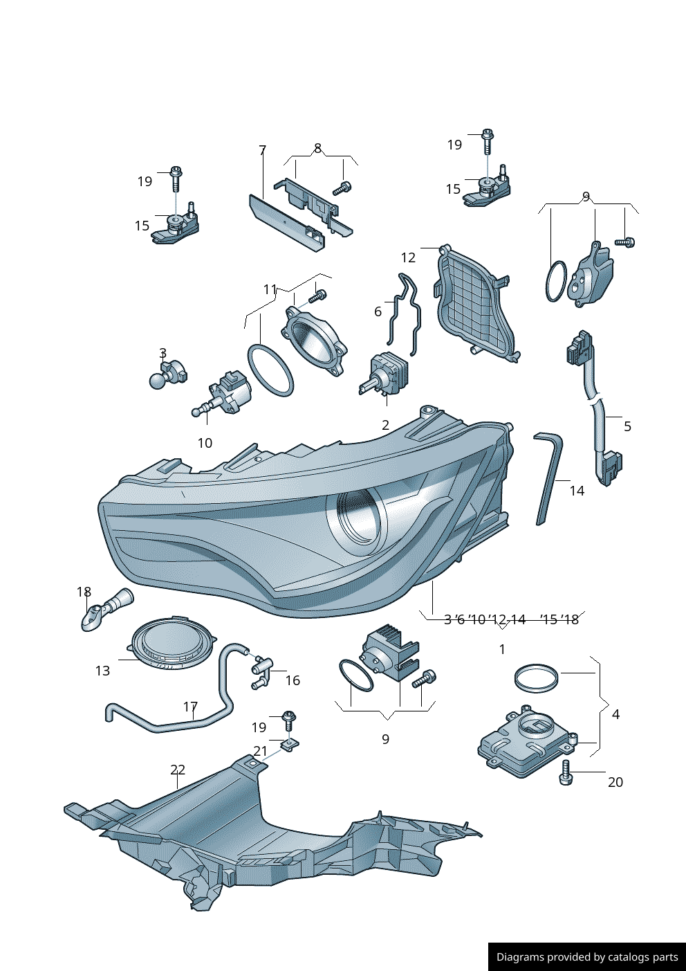 Car part diagram