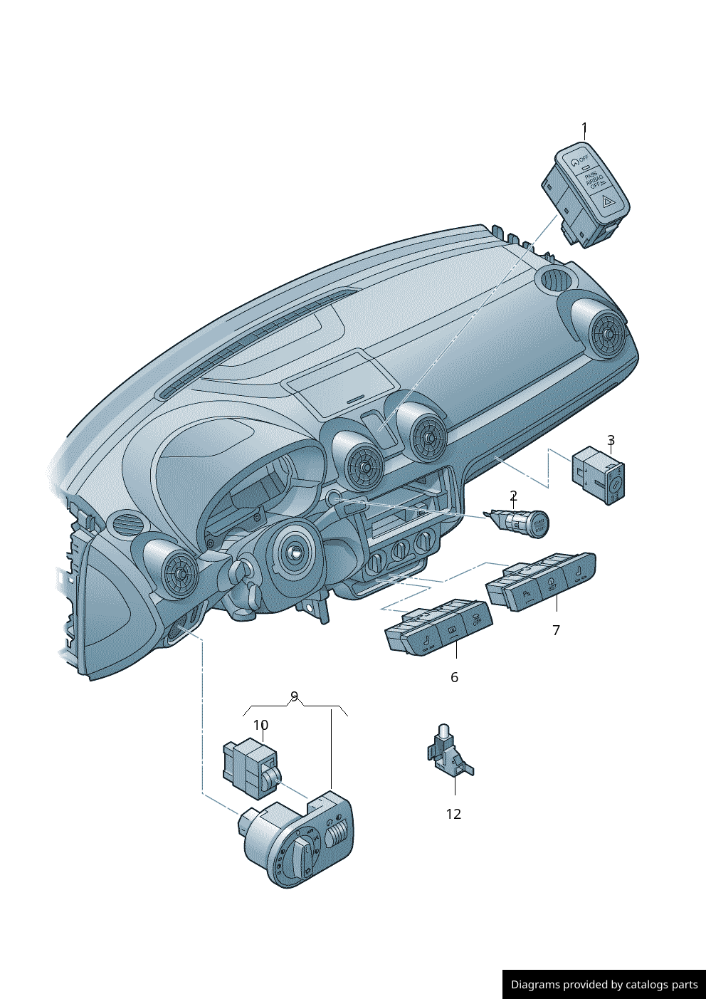 Car part diagram