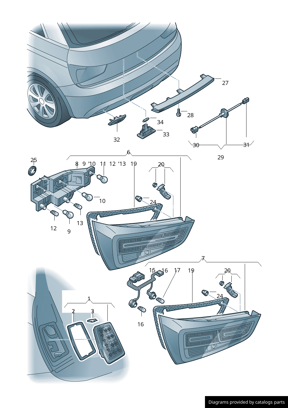 Car part diagram