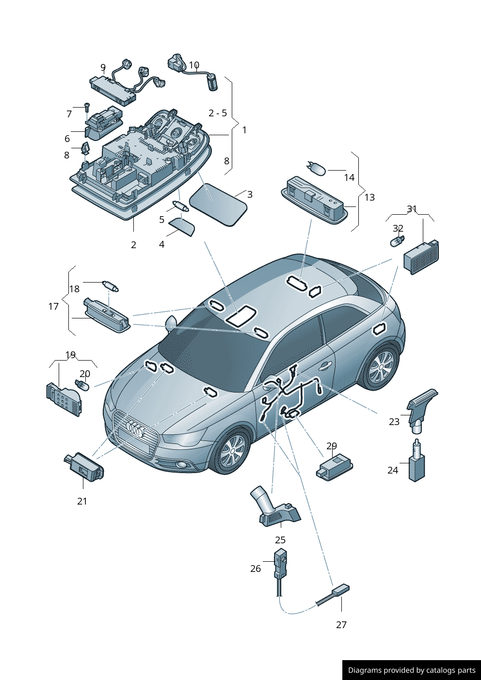 Car part diagram